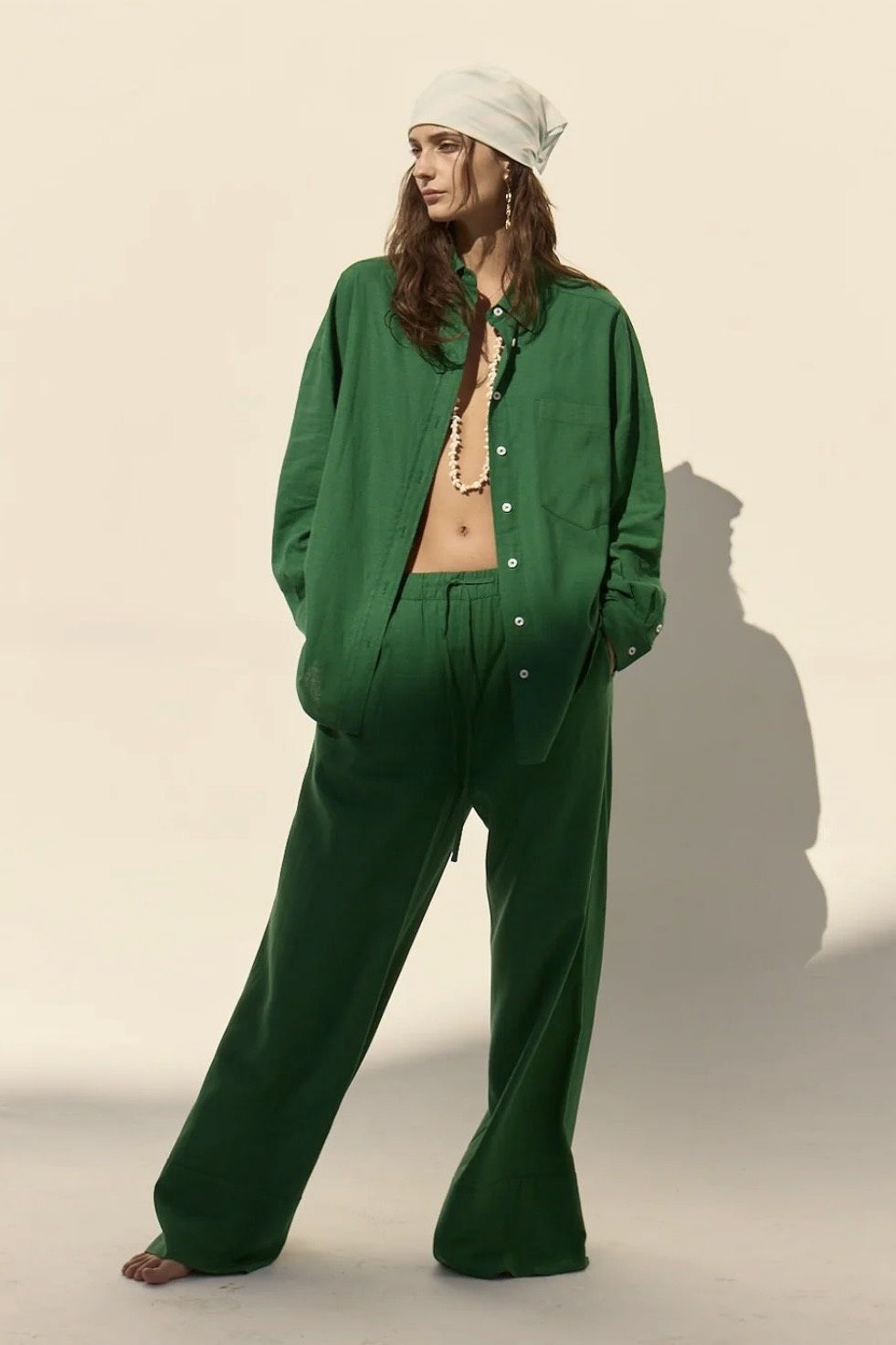 pantalon Deluc antibes vert