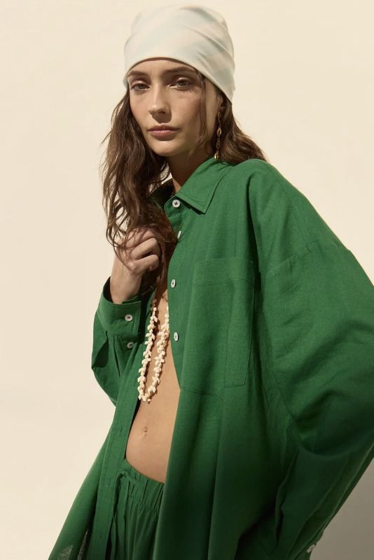 blouse Deluc antibes verte