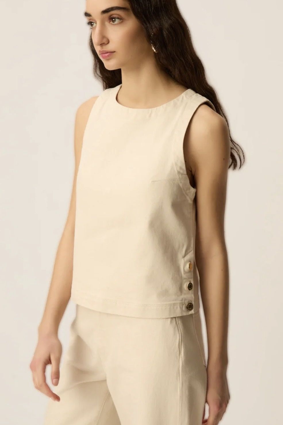 debardeur Des petits hauts Yzala creme