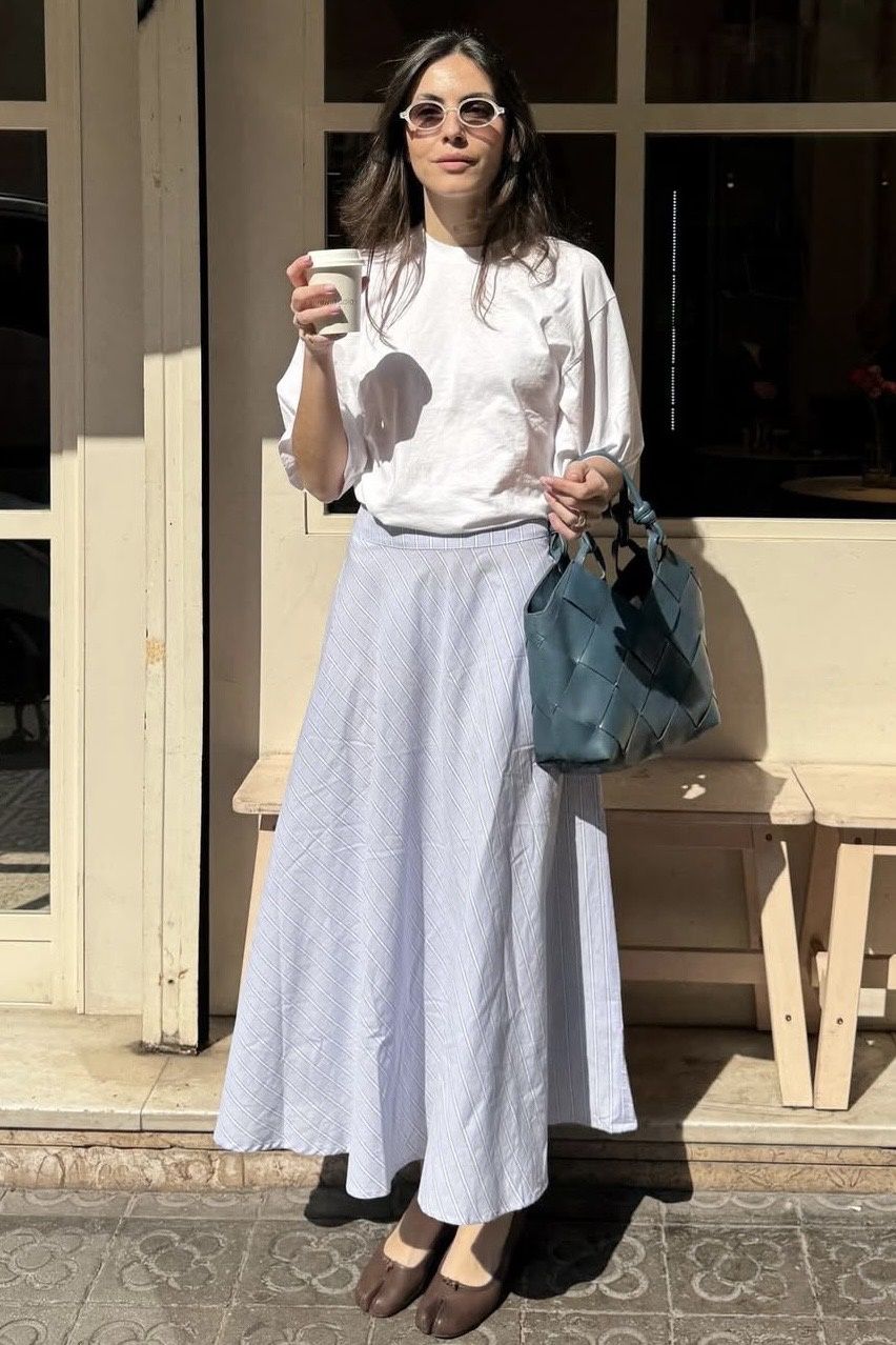 jupe indi and cold rayure bleu