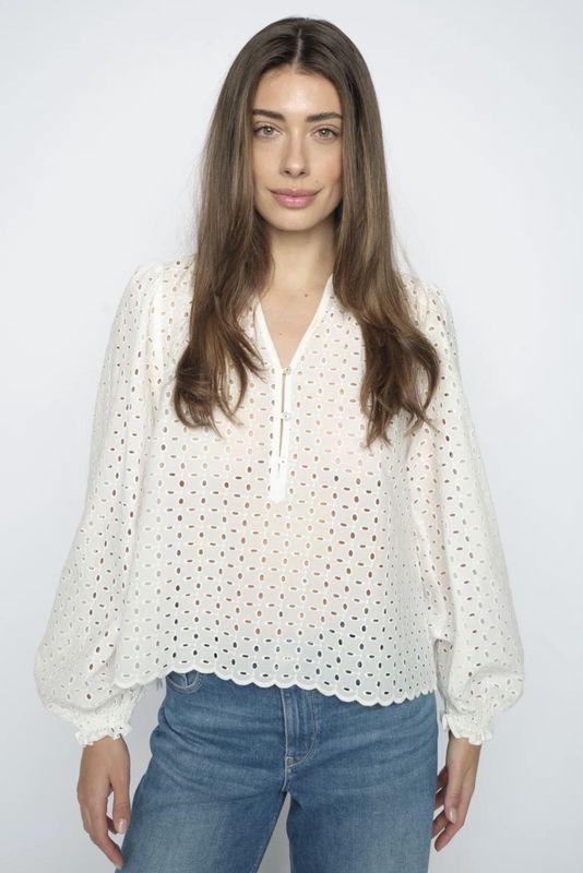 blouse Mosmosh Tazzin embro blanche