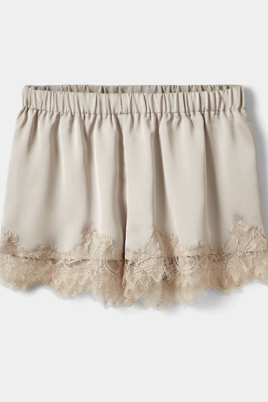 short Sofie Schnnor vada lace feather grey