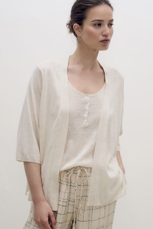 cardigan Yerse naturel