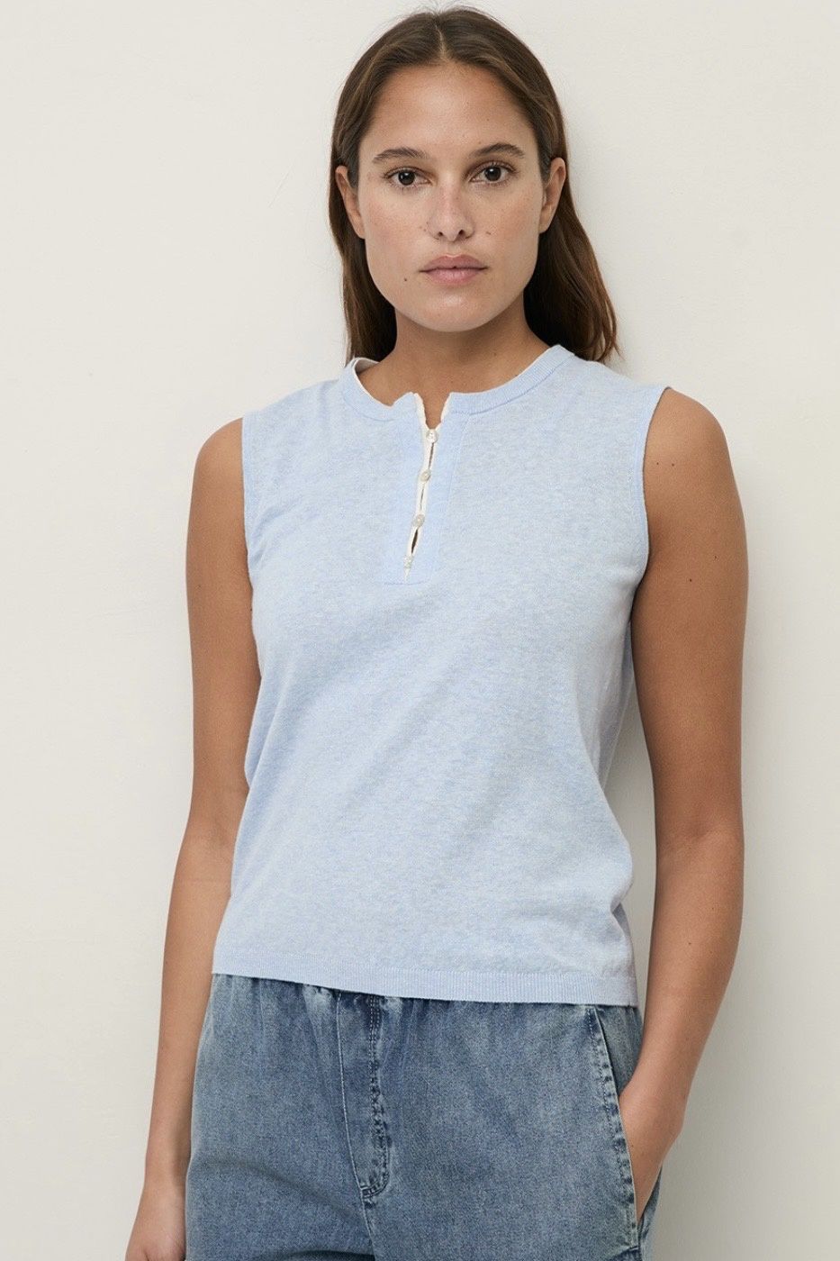 cami Yerse trico bleu