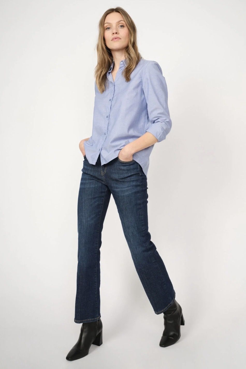 jeans Mosmosh mmcecilia cover ankle blue denim