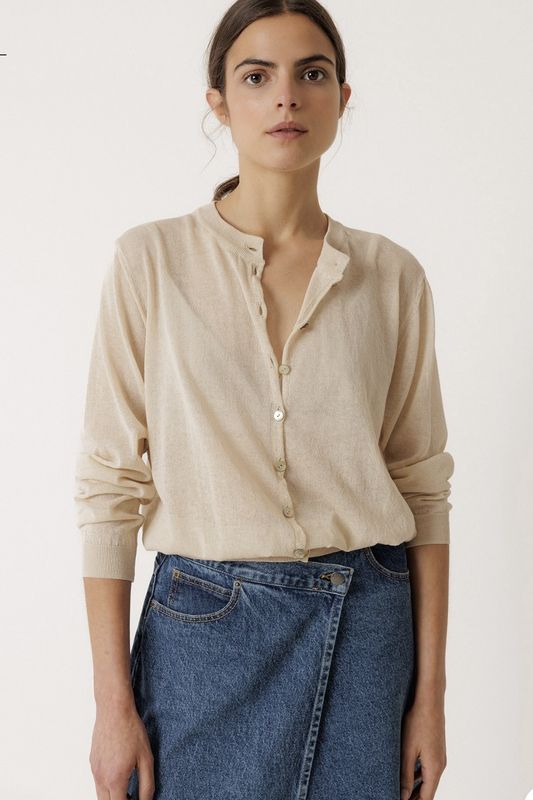 cardigan indi and cold beige