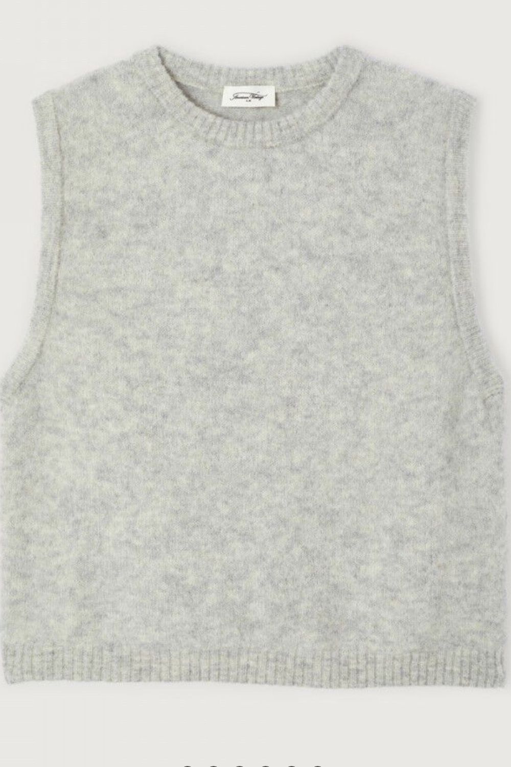 Débardeur American vintage vito gris clair