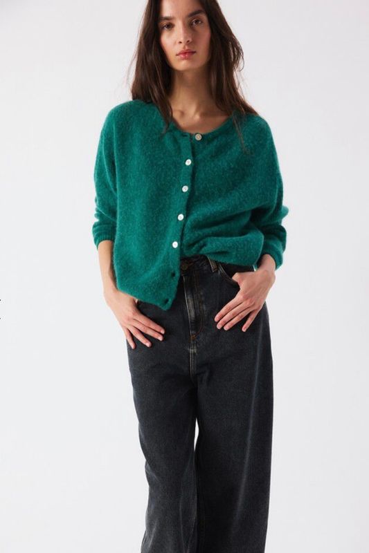 cardigan American vintage vito canard chiné