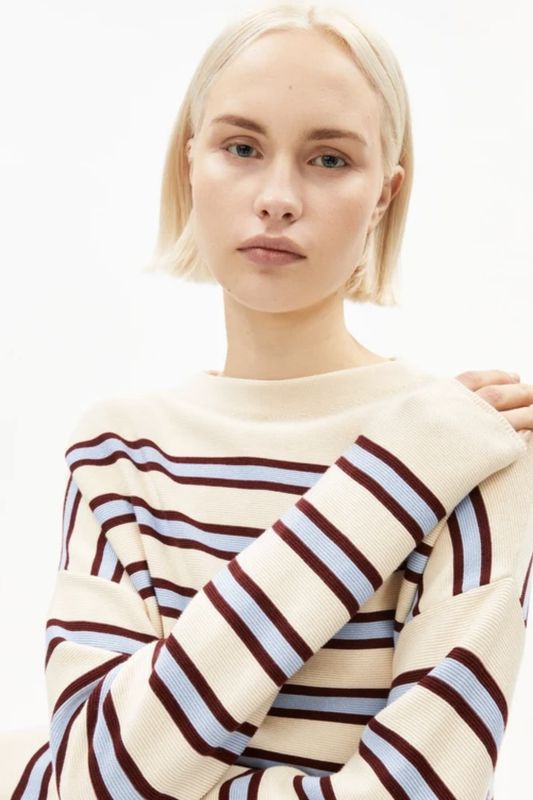 Sweatshirt ARMEDANGELS MERINAA STRIPED KNIT