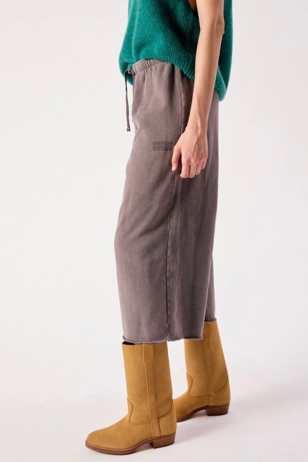 jogging American vintage ample court cendre vint