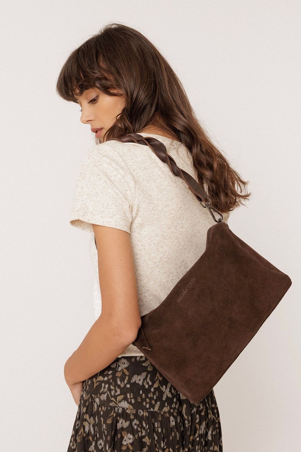 sac indi and cold suede chocolat