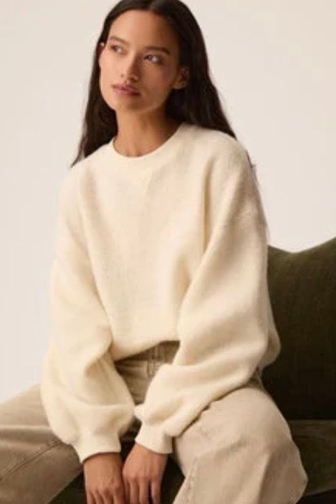 sweatshirt Des petits hauts Jonas creme