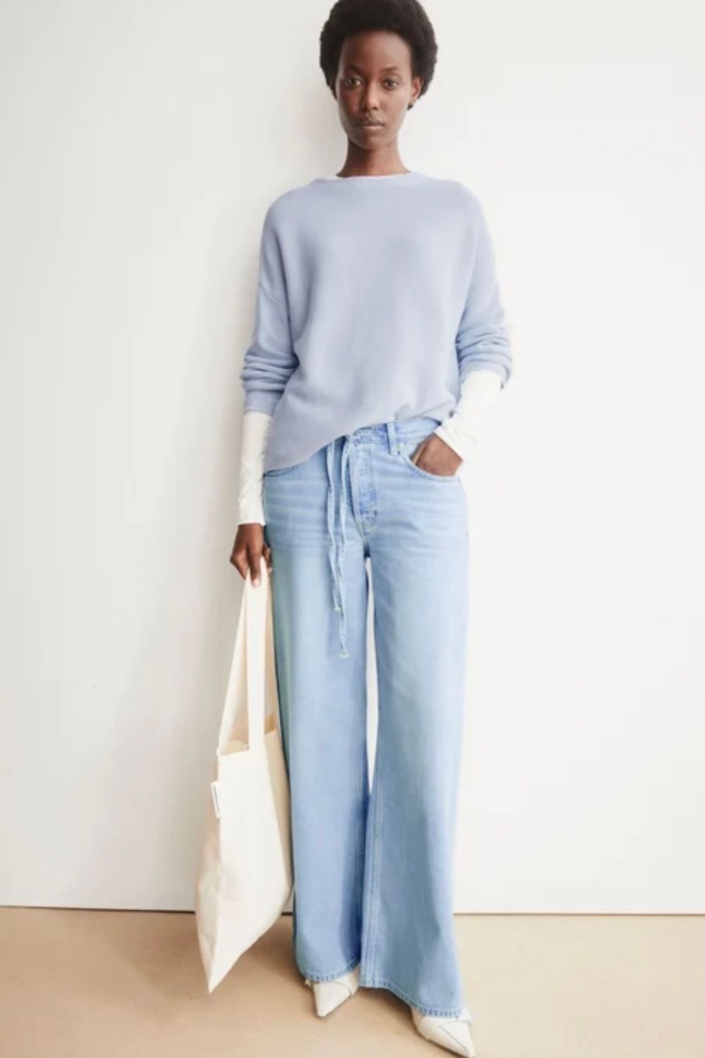 sweatshirt Armedangels merinaa link mistblue