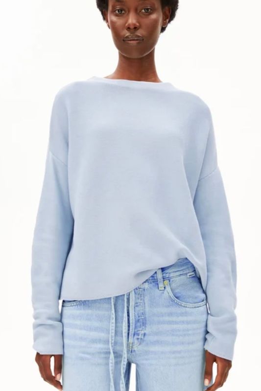 sweatshirt Armedangels merinaa link mistblue