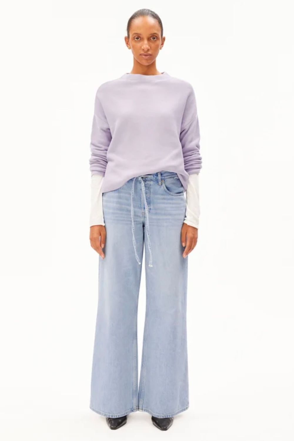 sweatshirt Armedangels merinaa link mistblue