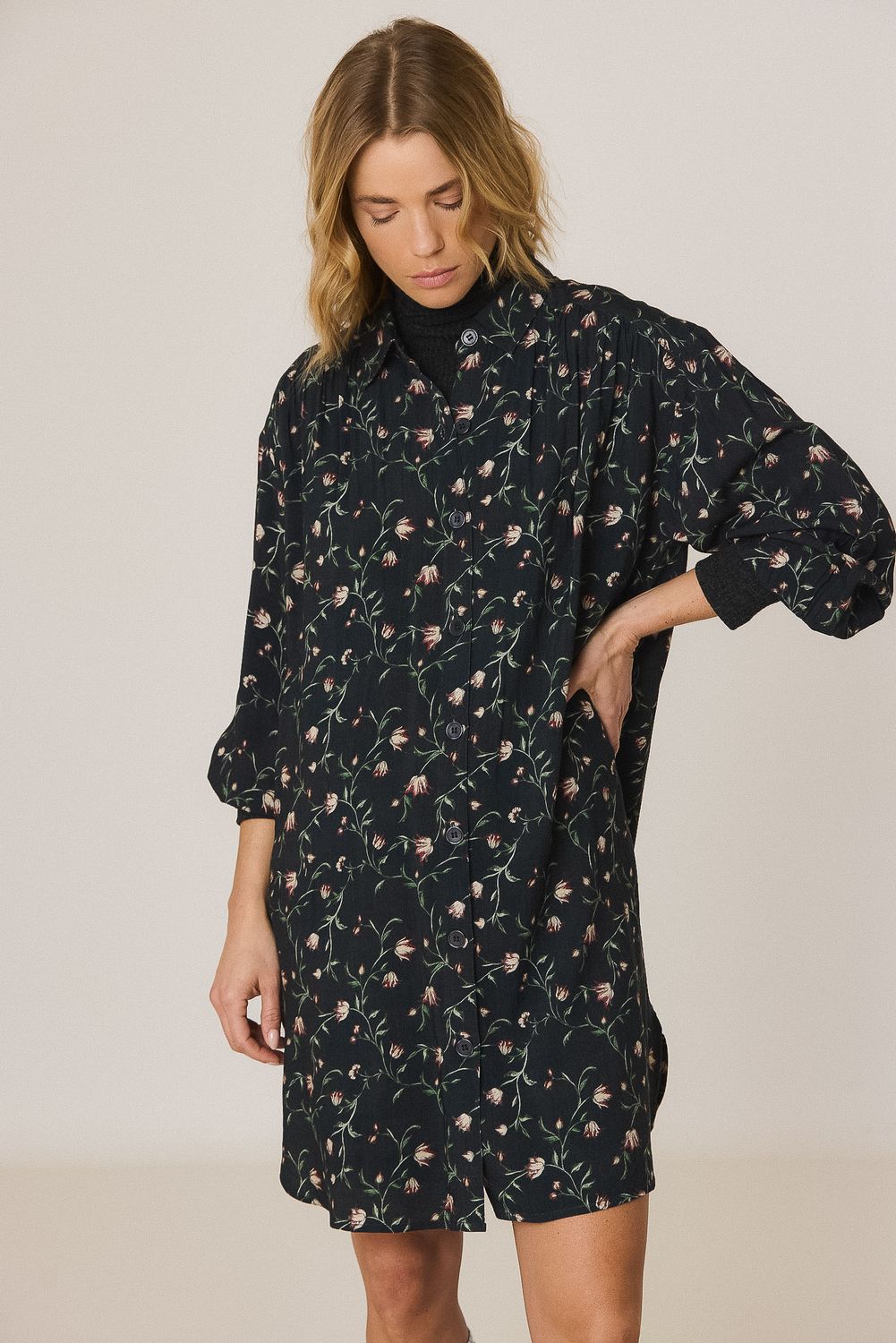 robe indi and cold marengo fleurs
