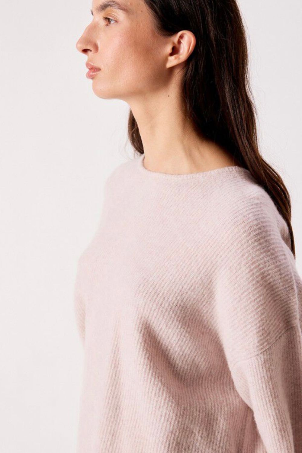 pull American vintage Dam manche3/4 poussière chiné