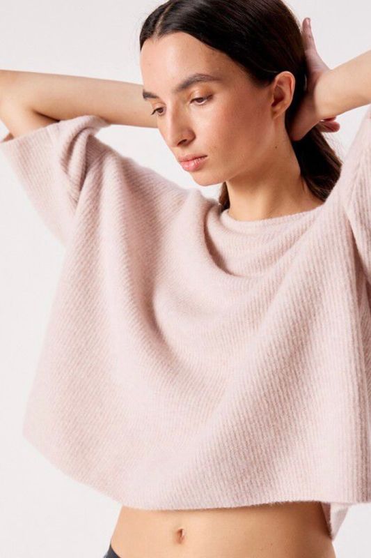pull American vintage Dam manche3/4 poussière chiné