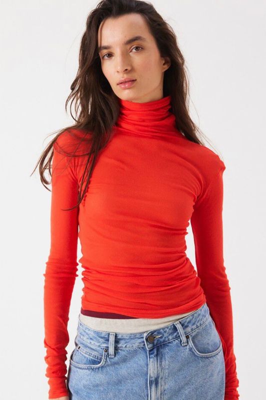 col roule Anerican vintage mass fraise vintage