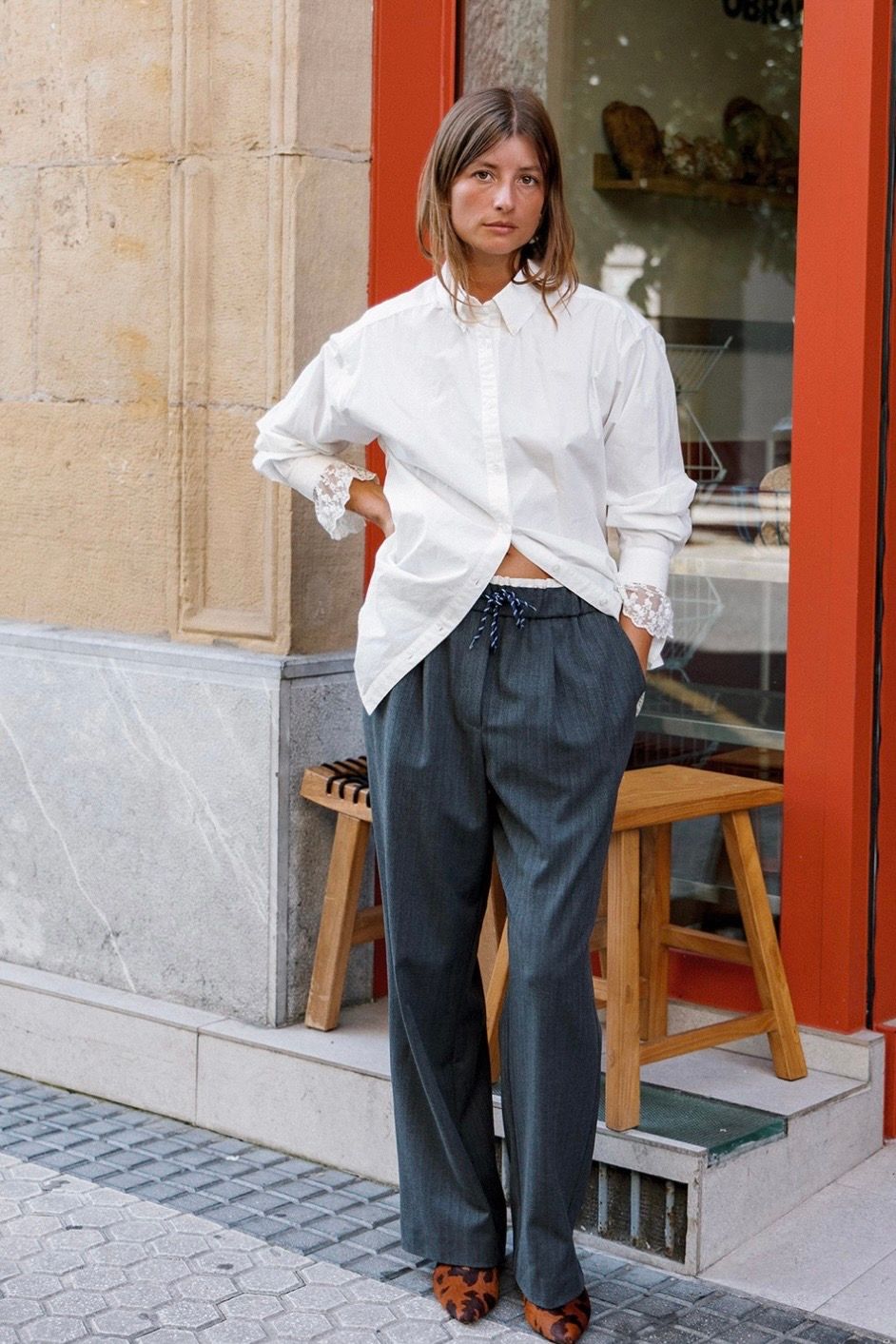 pantalon Indi and cold marengo doublure taille