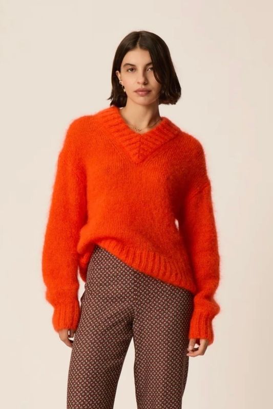 pull Des petits hauts Charlene orange