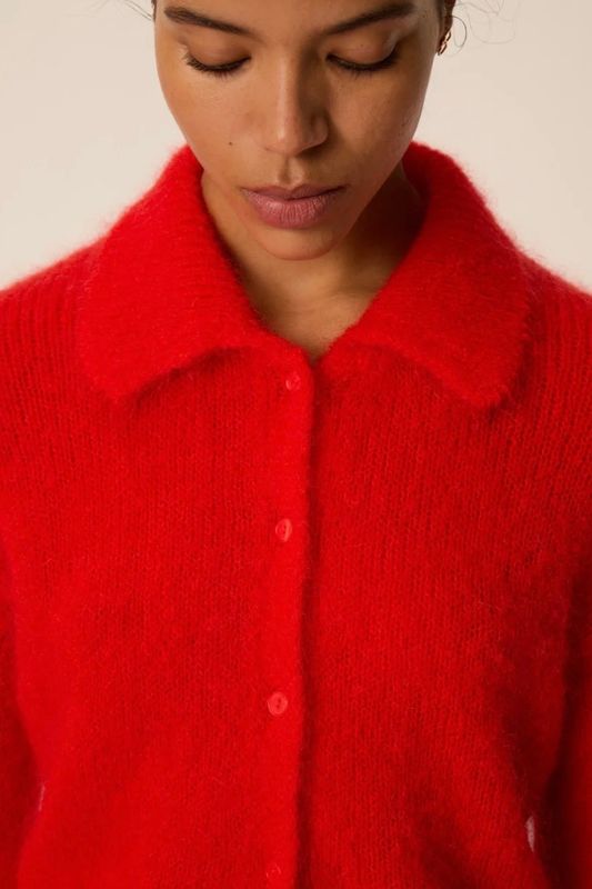 gilet Des petits hauts alpolo rouge