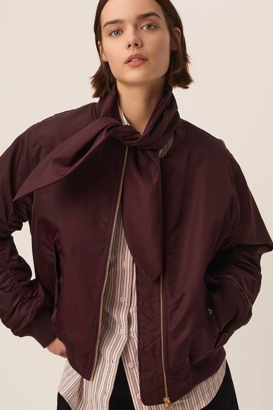 manteau Des petits Hauts Ygor Prune