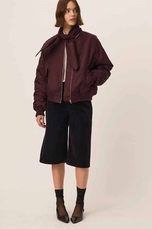 manteau Des petits Hauts Ygor Prune