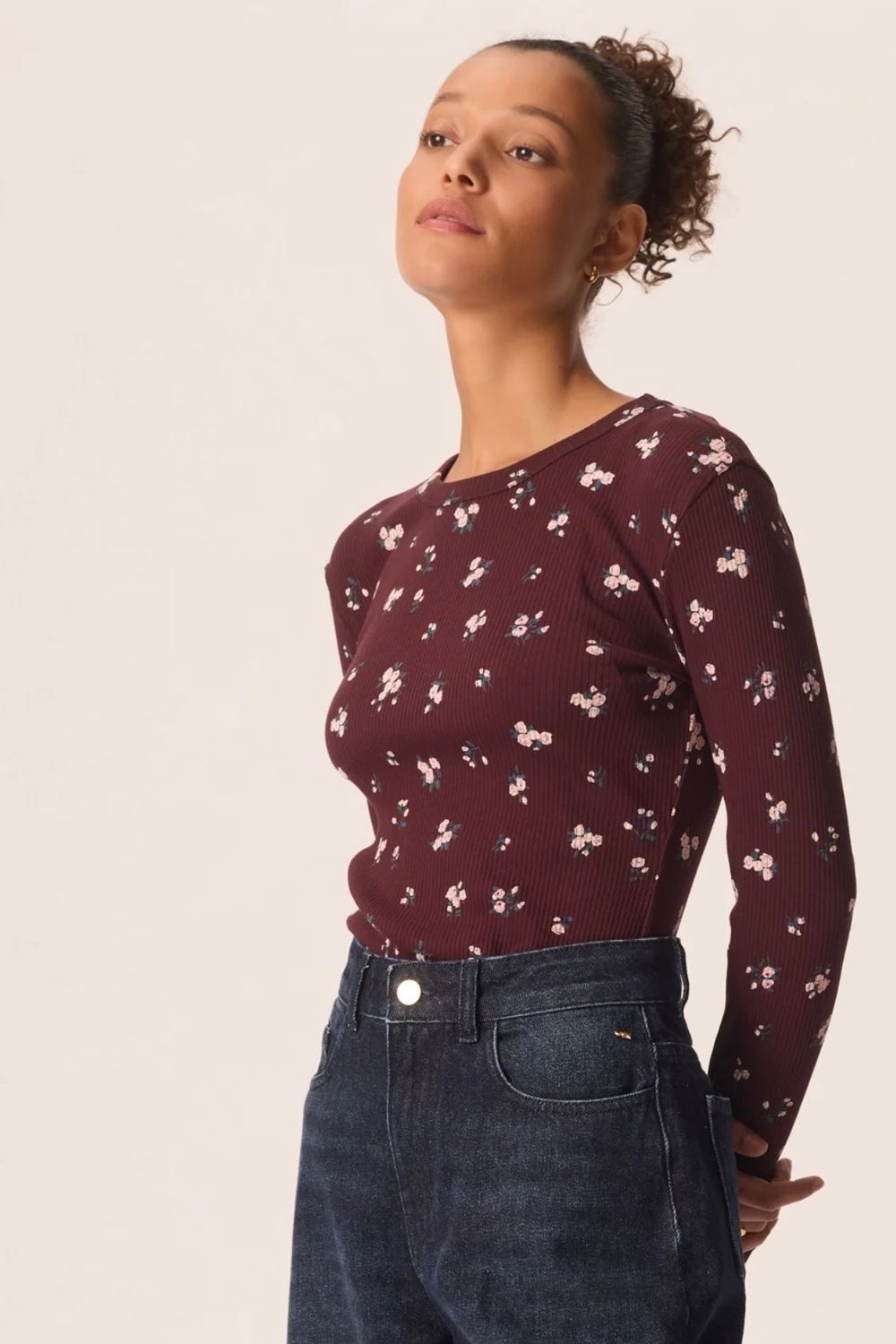 t-shirt Des petits hauts Kali rosy