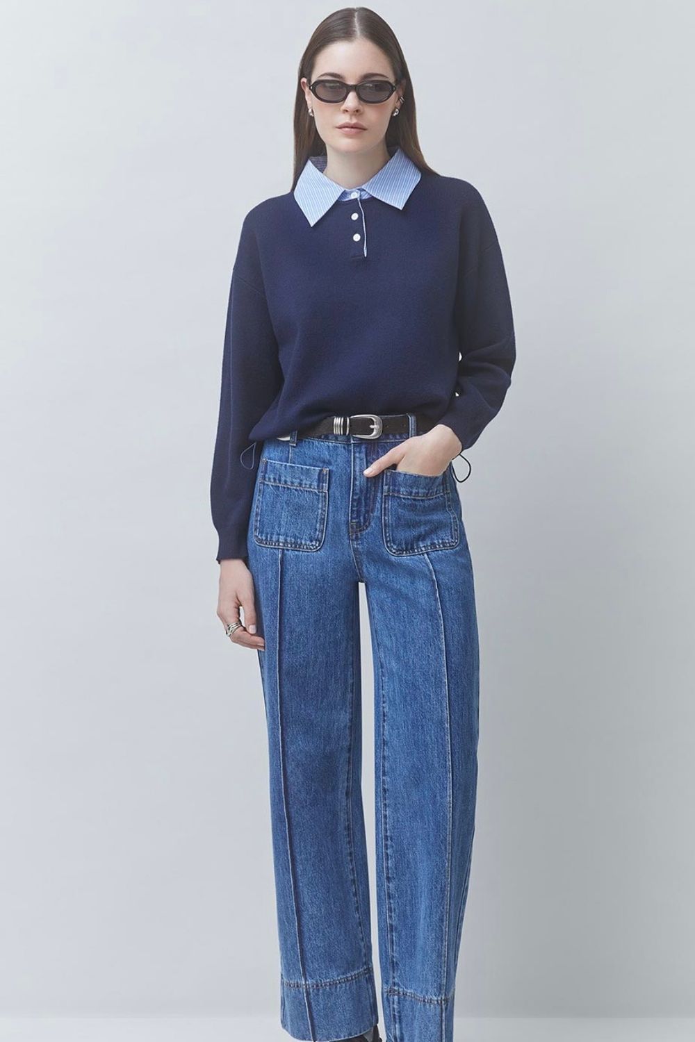 pull Suncoo Paulin bleu nuit