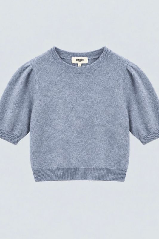pull Suncoo polov gris chiné