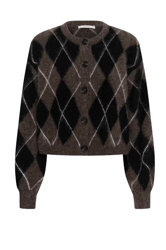 cardigan Gestuz GZsida black chestnut