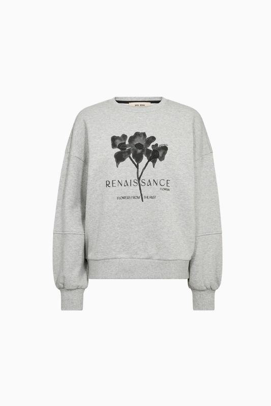 sweatshirt Mosmosh MMCandela grey melange
