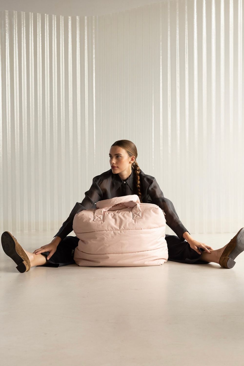 Sac Tinne+mia Camille big puffy sepia rose