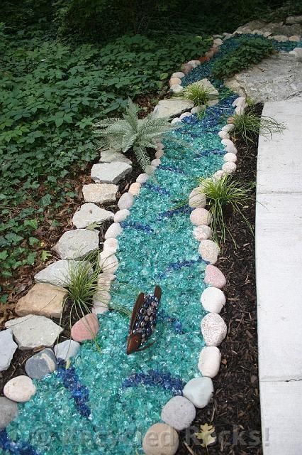 Landscaping Glass Rocks