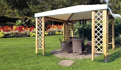 GAZEBO CAPRI 300X300 CON GRIGLIATI