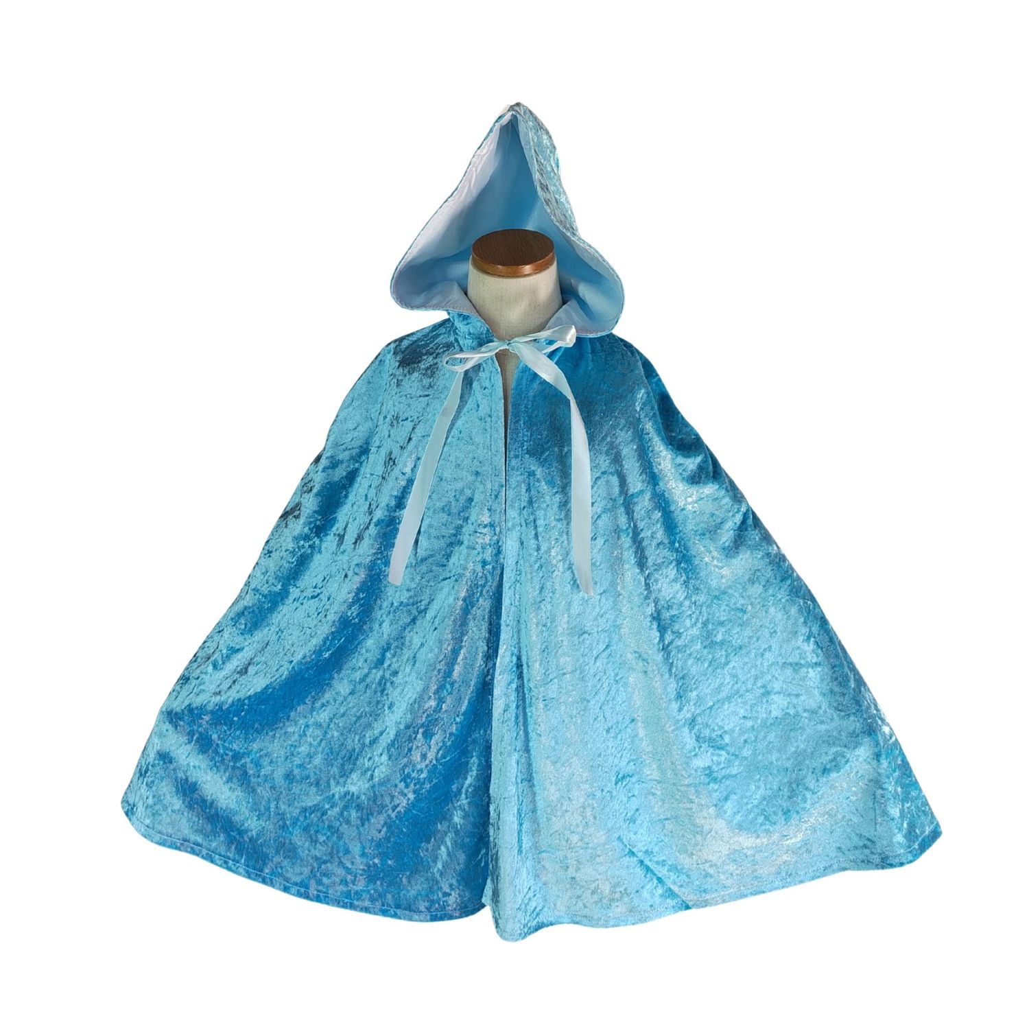 Light Blue Hooded Cloak