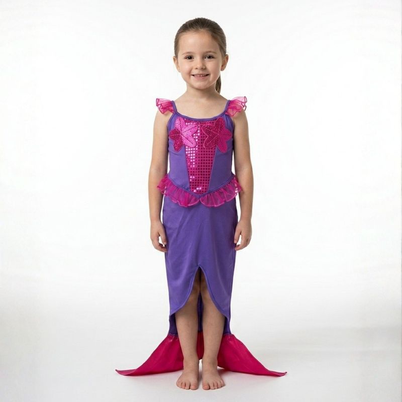 Purple and Pink Mermaid Costume