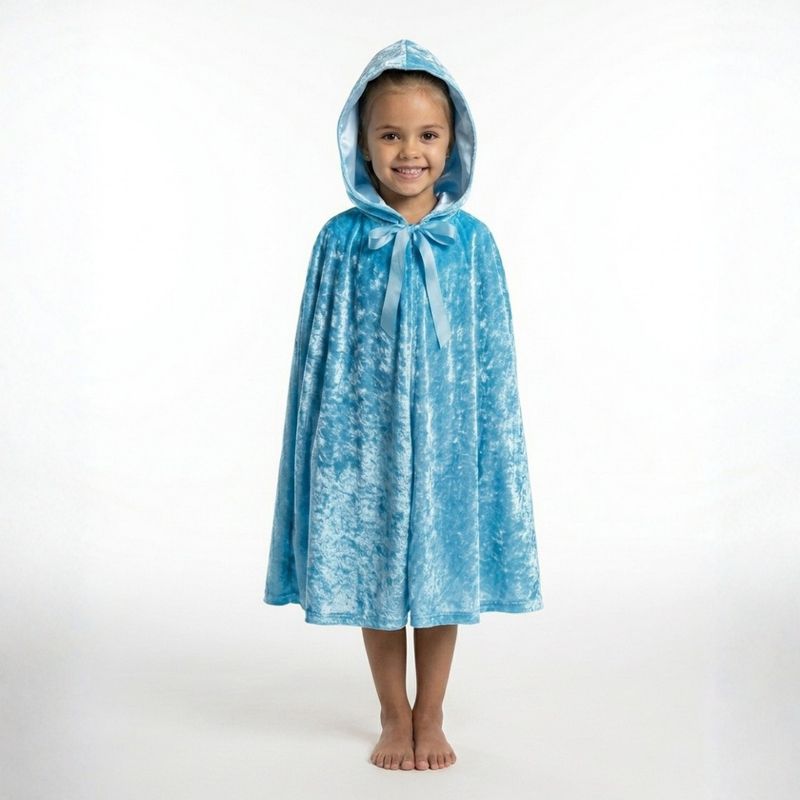 Light Blue Hooded Cloak