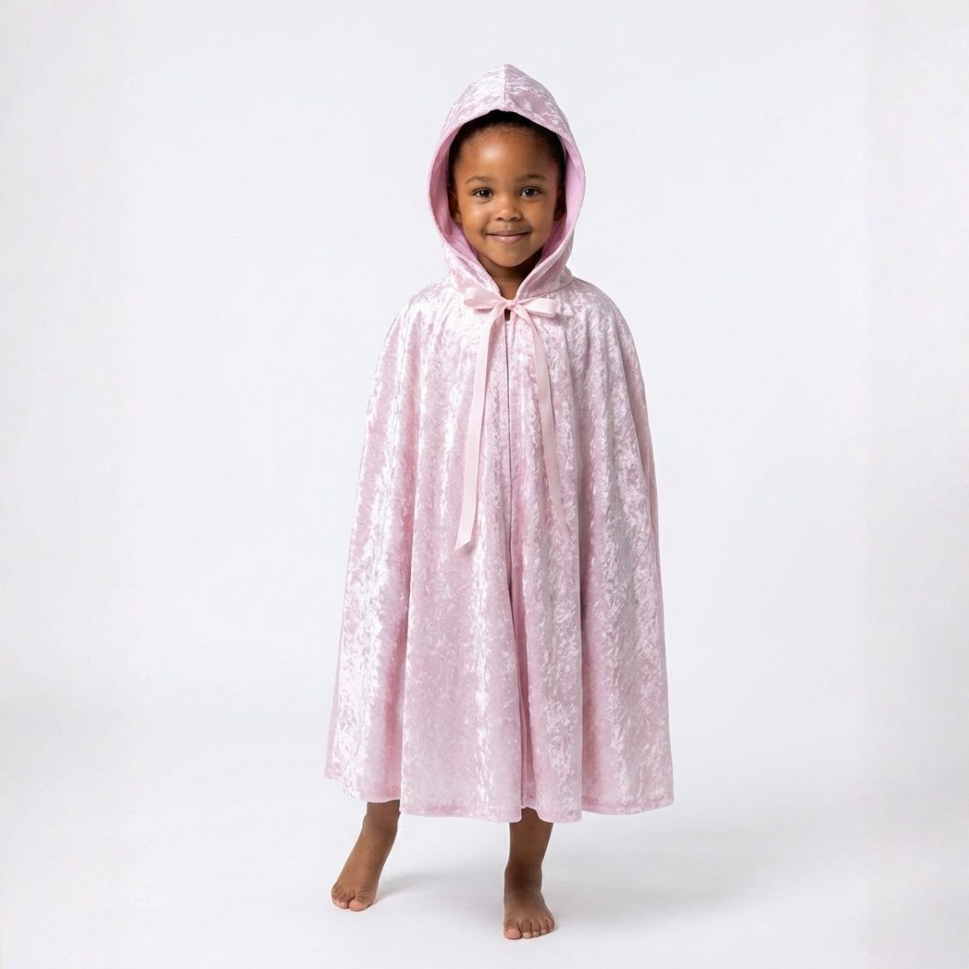 Light Pink Hooded Cloak