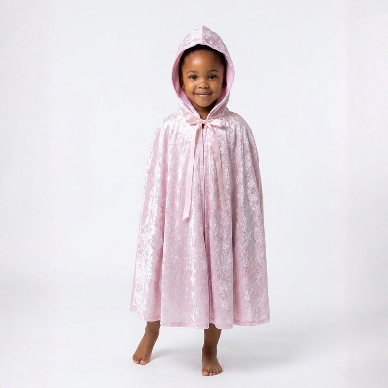 Light Pink Hooded Cloak