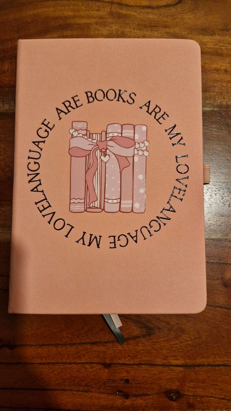 Notizbuch "BOOKS ARE MY LOVELANGUAGE"
