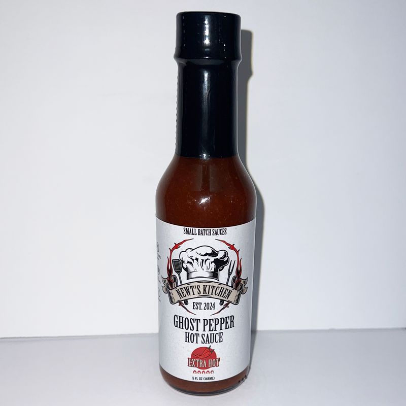 Ghost Pepper (Extra Hot) Newt&#39;s Kitchen Hot Sauce