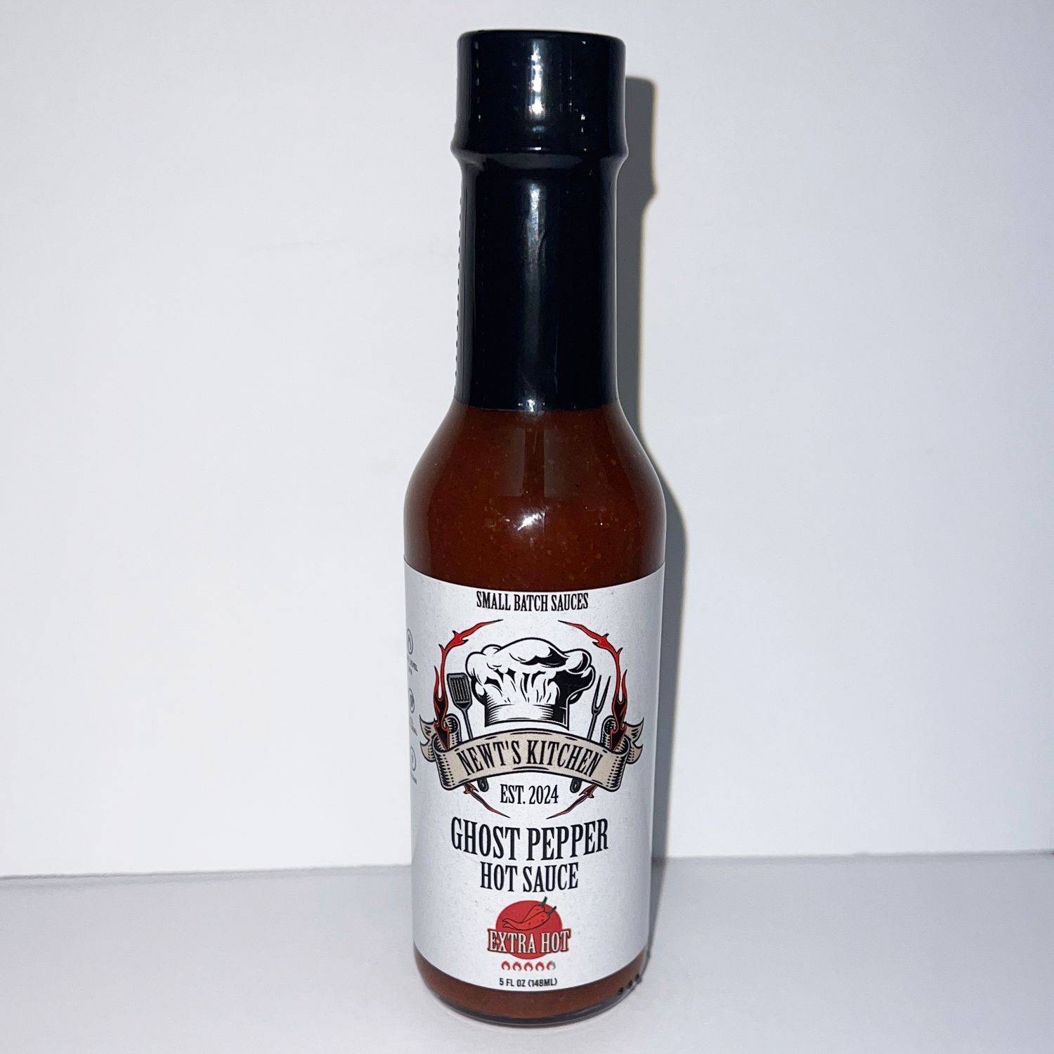 Ghost Pepper (Extra Hot) Newt's Kitchen Hot Sauce