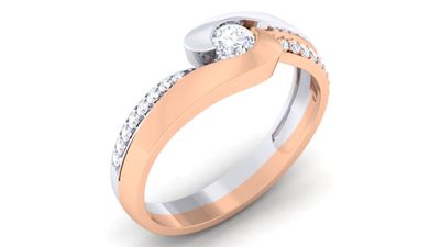 Cobalt Rush Diamond Ring