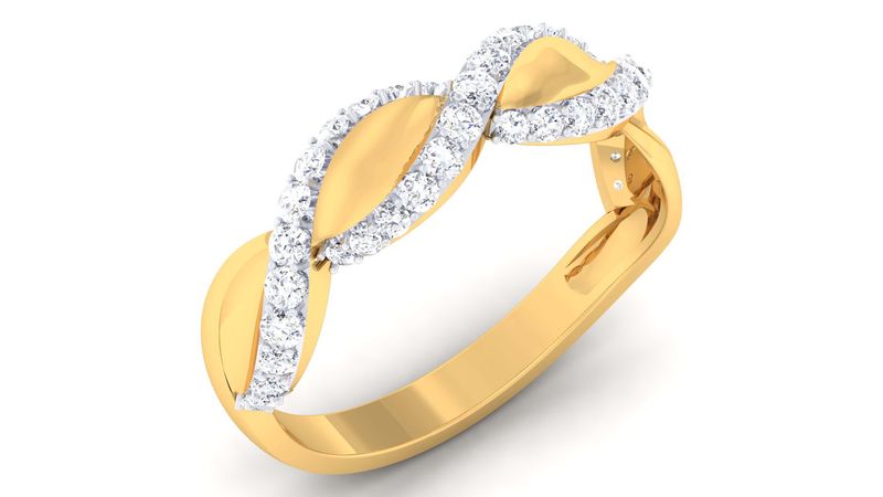 King's Path Diamond Ring