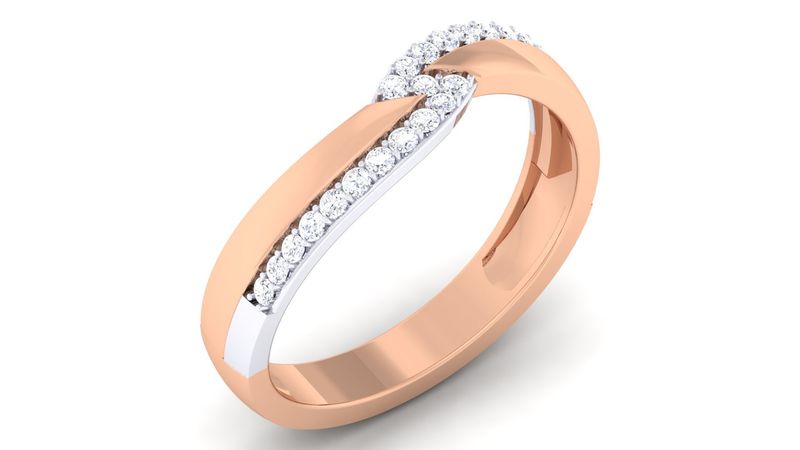 Lunar Echo Diamond Band