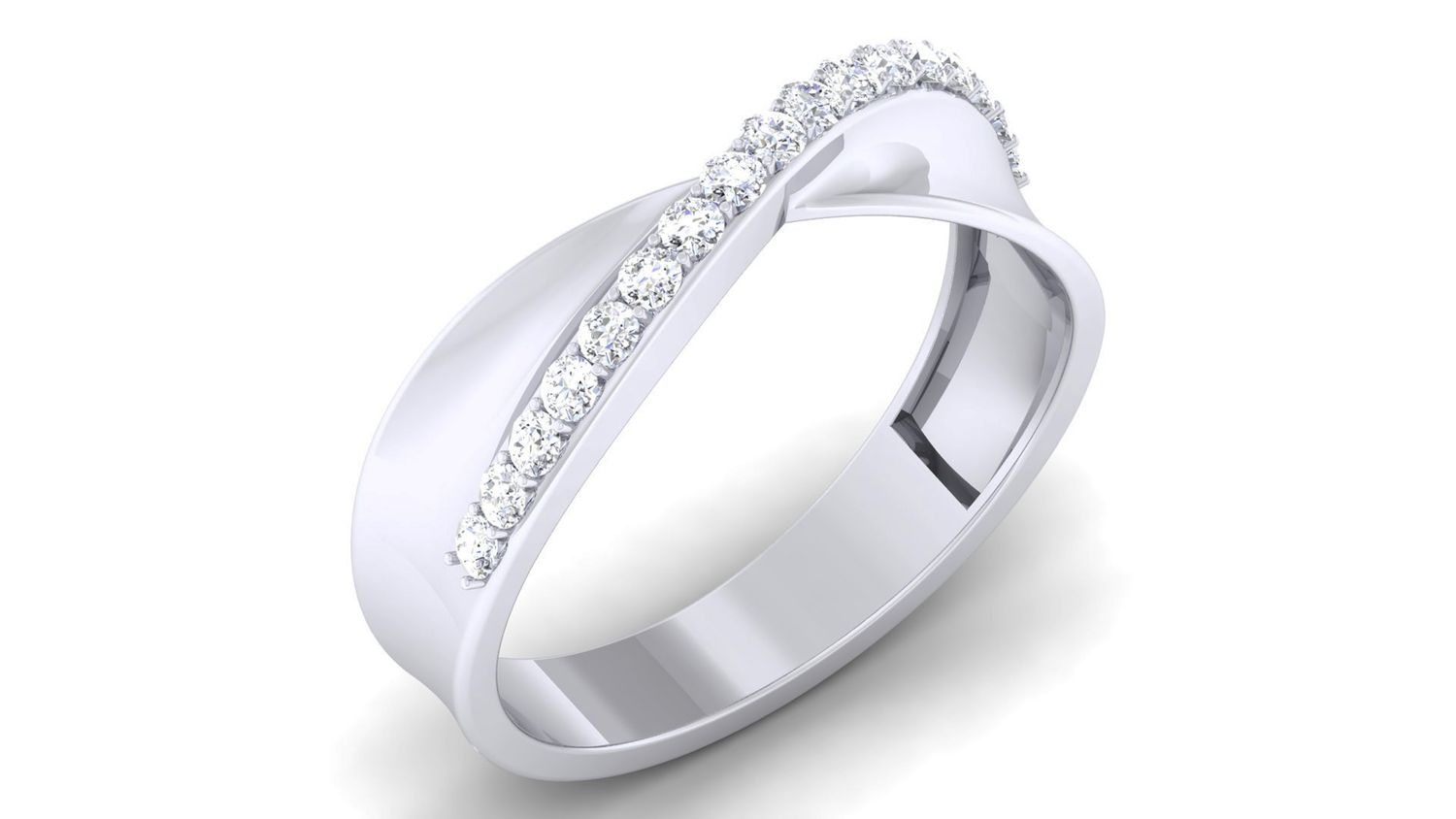 Arctic Flame Diamond Ring
