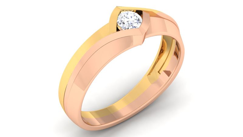 Radiant Forge Diamond Ring