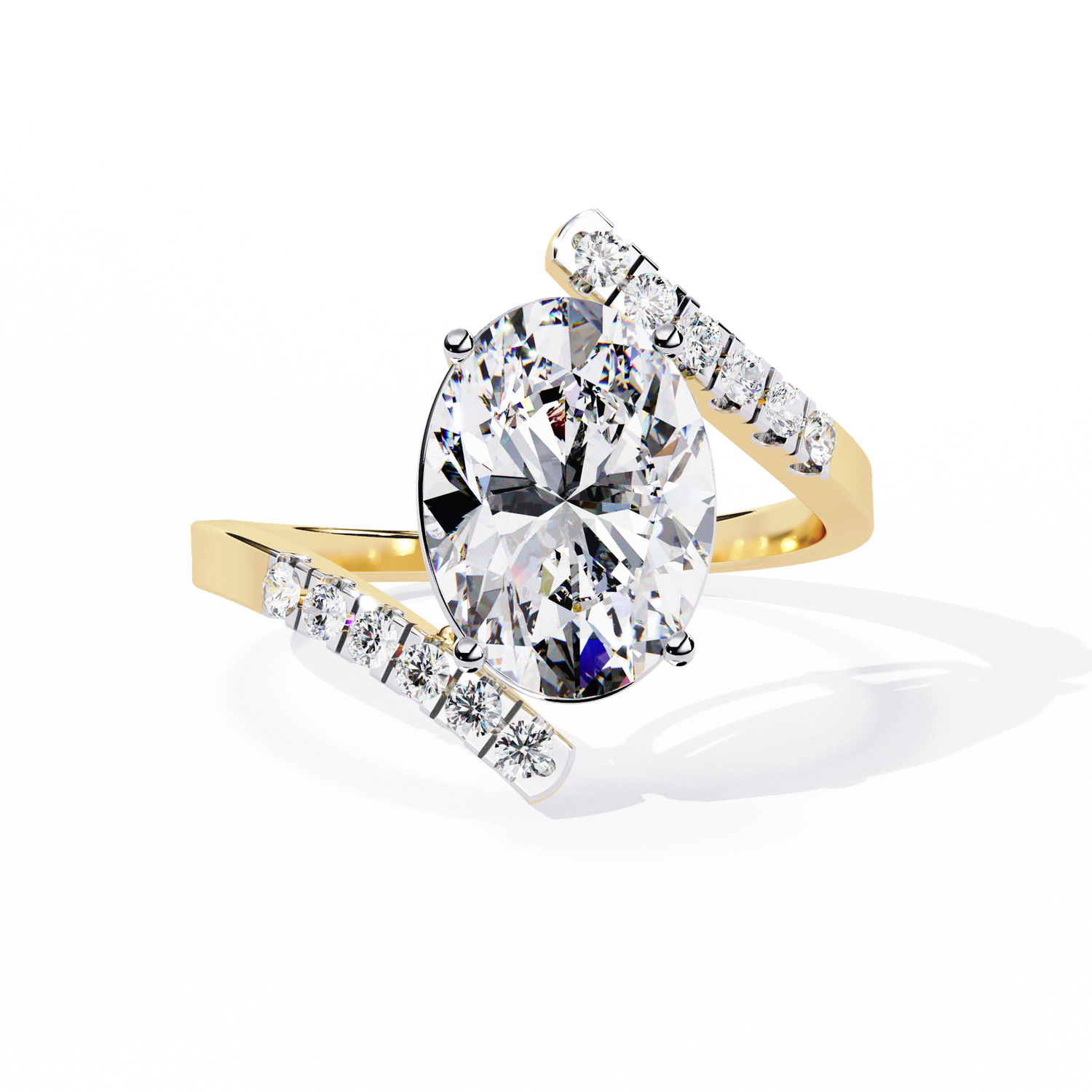 Radiant Splendor Oval Solitaire Ring